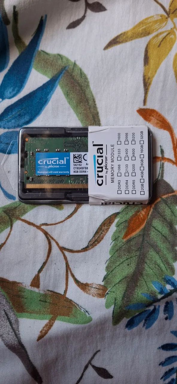 Memoria ram ddr4 crucial