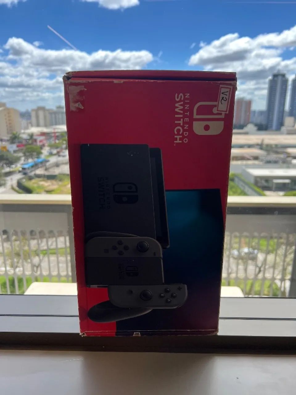 NINTENDO SWITCH ( MODELO V2 ) SEMINOVO - Foto 2
