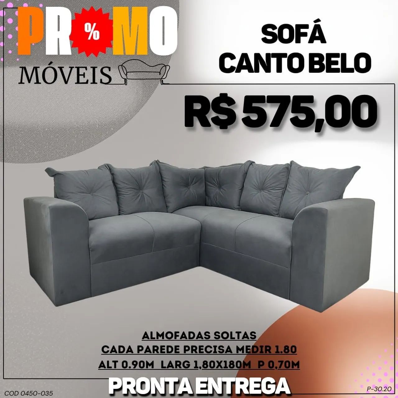 Sofa Canto Belo 