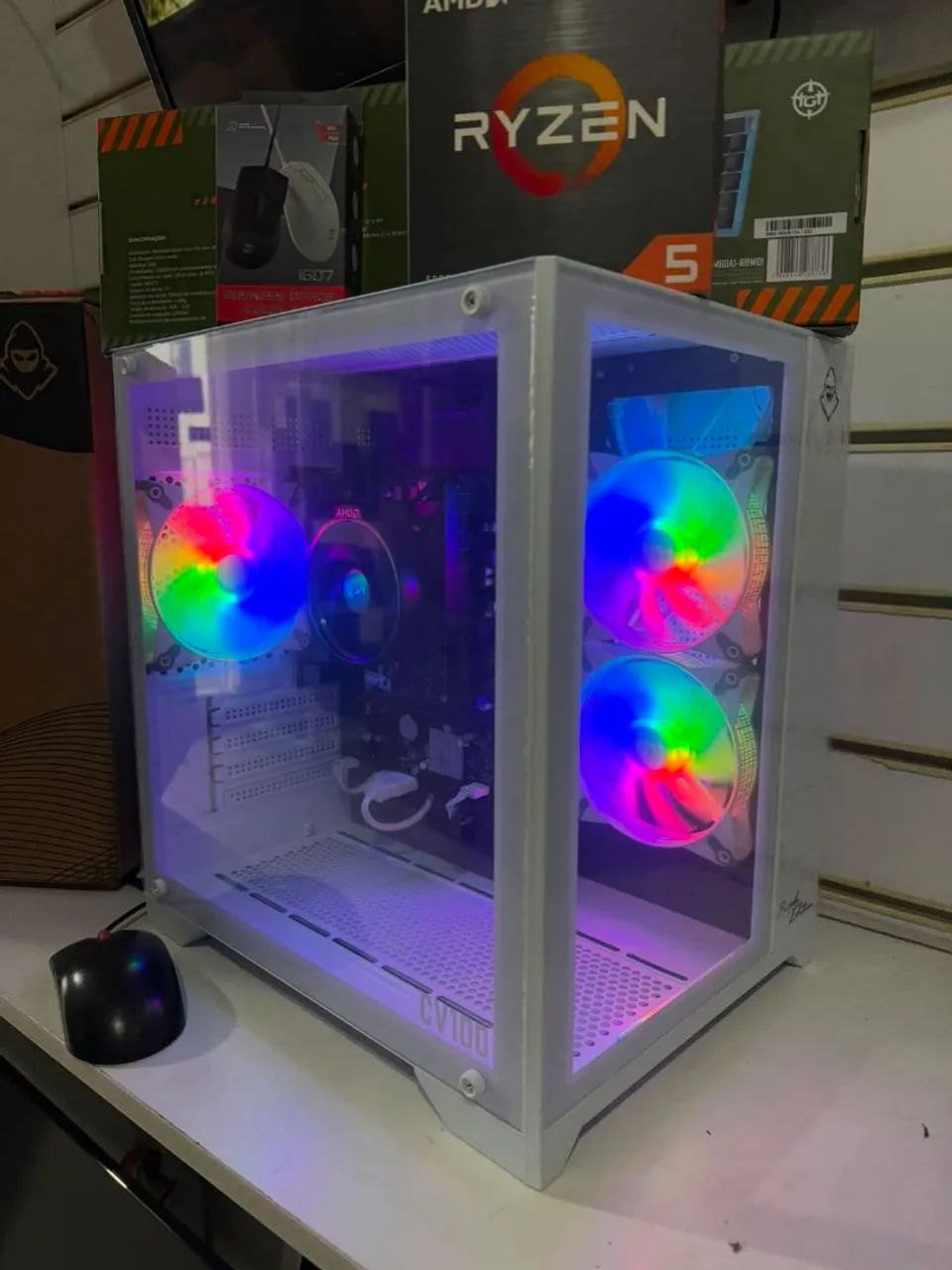 Pc Gamer RYZEN 5 COMPLETO Novo c/ Garantia  - Foto 2