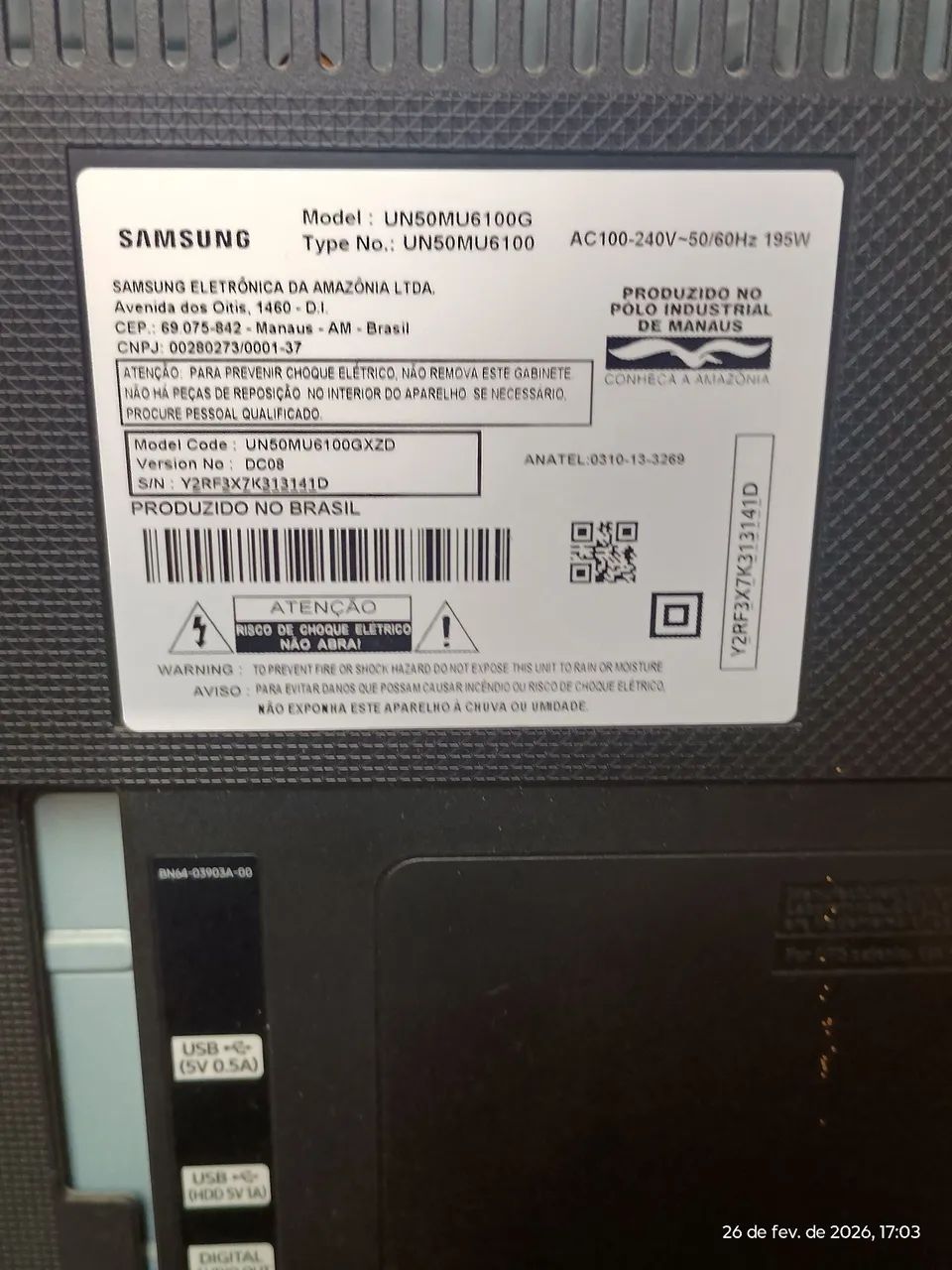 Vendo placas e componentes da tv Samsung 50" - Foto 2