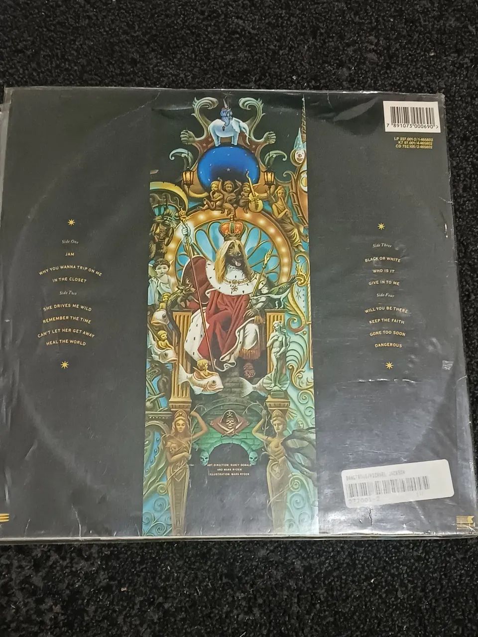 Michael Jackson Dangerous 1991 2LP Prensagem Brasileira Epic