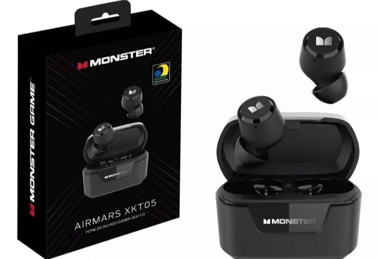 Fone Bluetooth Gamer Wireless Com Microfone E Som Potente