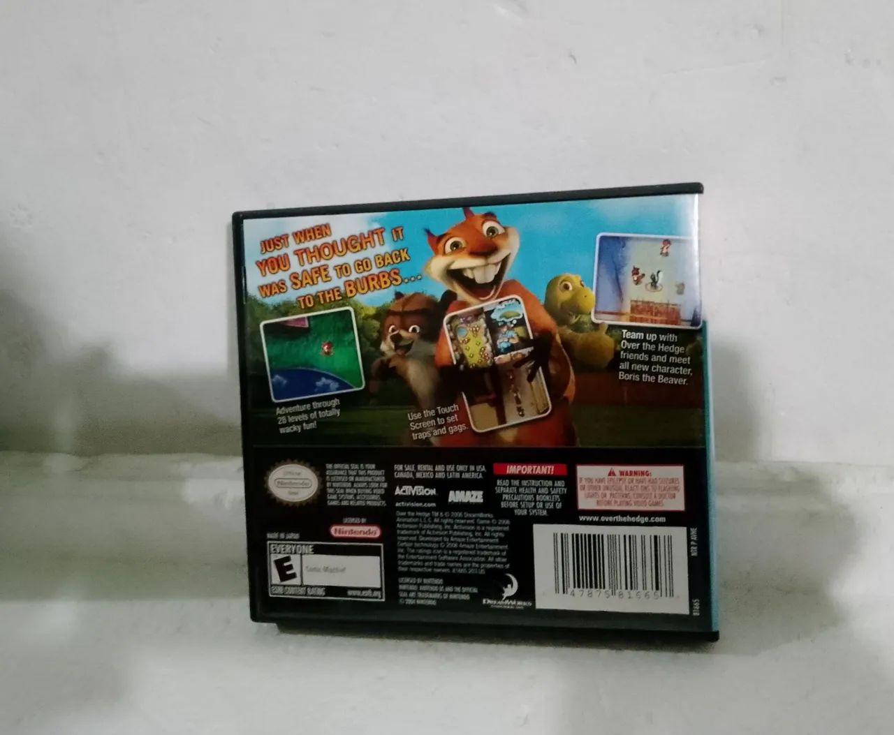 Jogo de Nintendo ds lite over the hedge hammy Goes nuts! - Foto 3