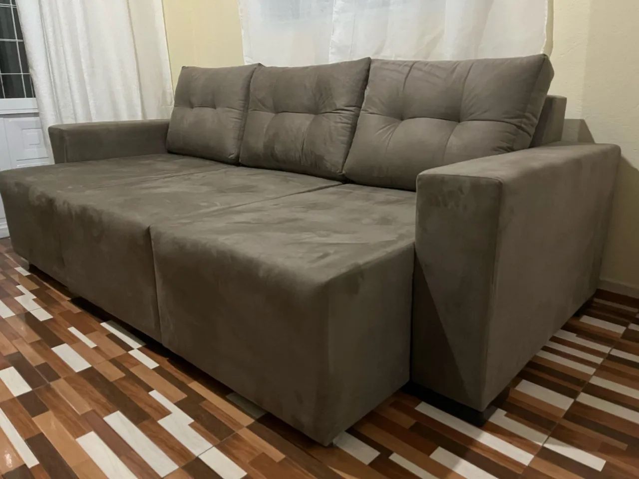 Oferta! Sofá Retrátil modelo 3 Lugares  - Foto 5