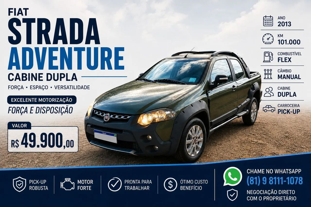 Fiat Strada Adventure1.8/ 1.8 Locker Flex CD 2013