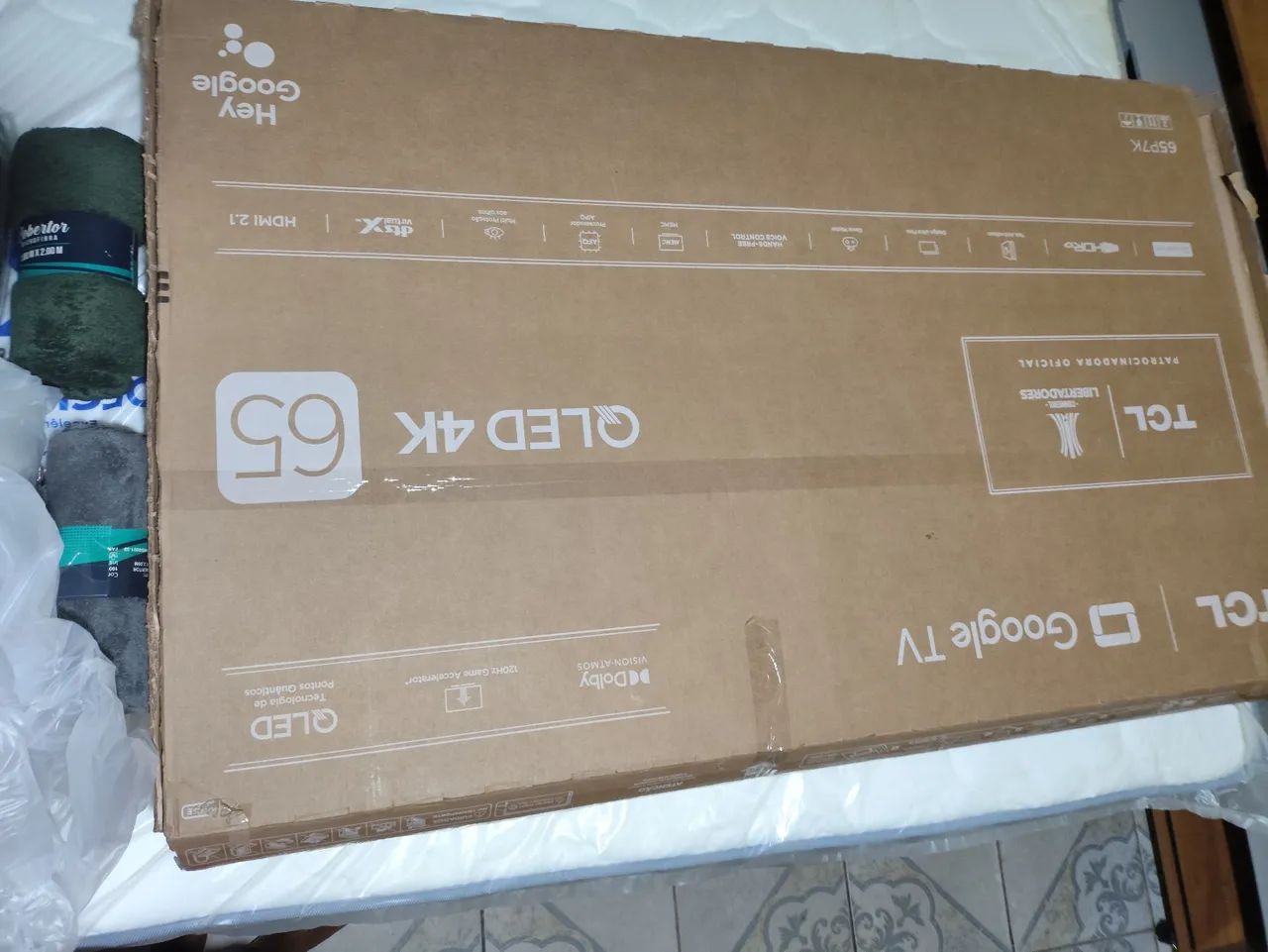 Smart tv 65 polegadas marca TCL na caixa  - Foto 3