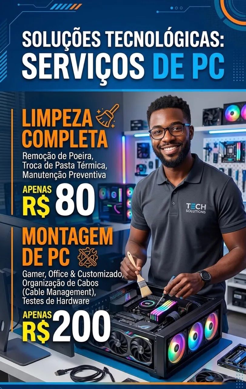Limpeza e montagem de pc  - Foto 2