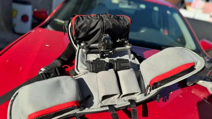 Drone Dji FPV combo, ZERADINHO, com mochila - Foto 4