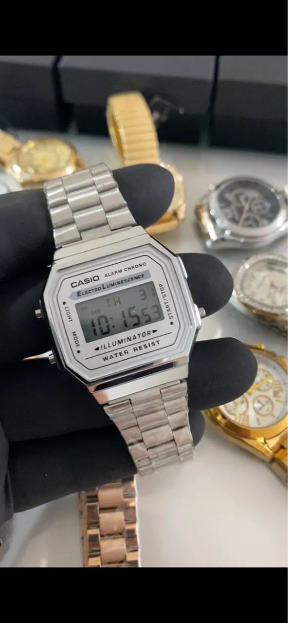 CASIO RETRÔ PRATA 