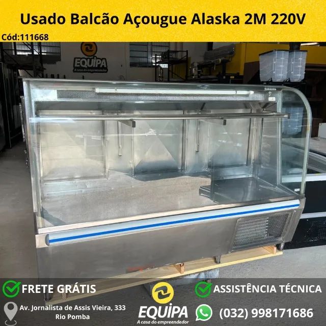 Balcão Açougue Alaska 2M 220V Usado