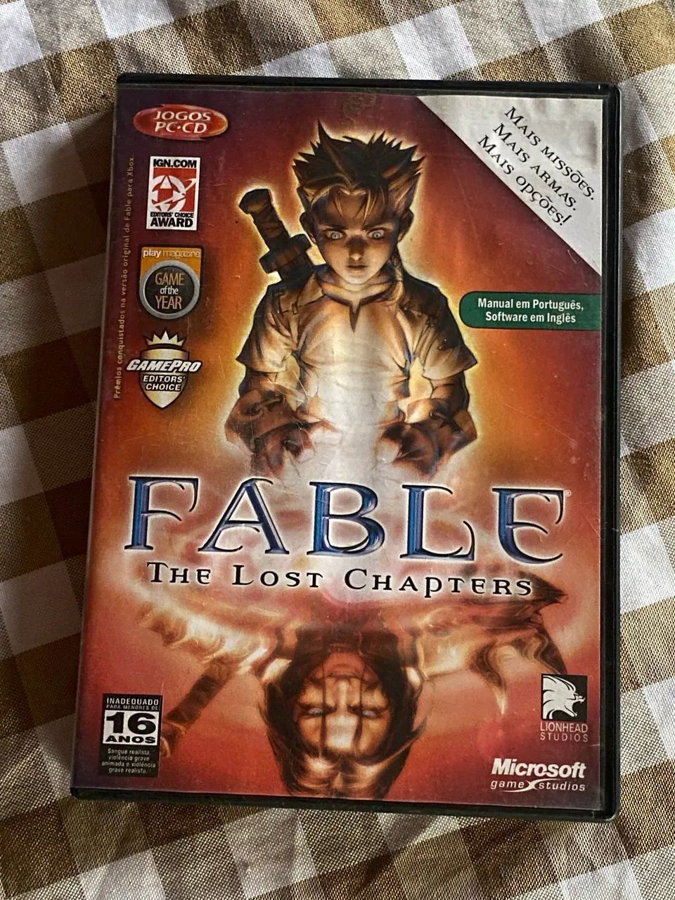 Fable: The Lost Chapters - Original PC - 4 CDs + Caixa Original