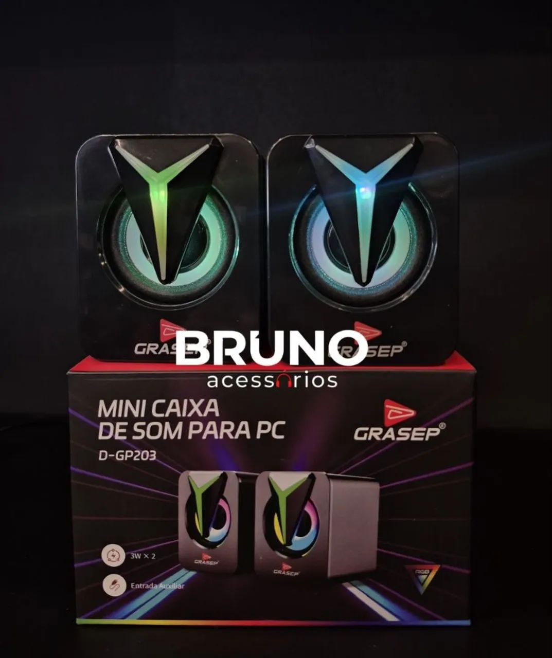 Mini caixinha de som pra pc 