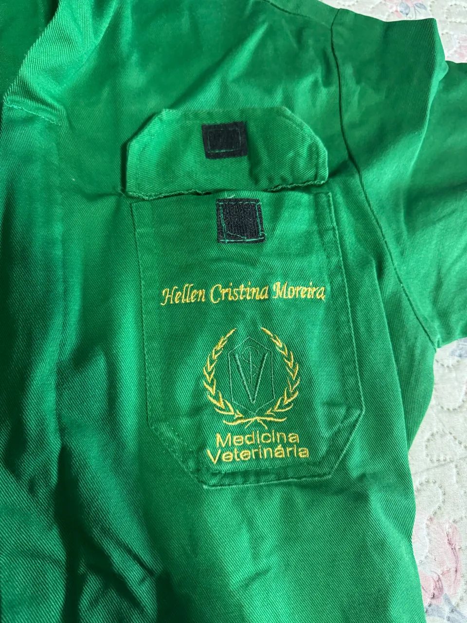 Macacão Gabardine Verde - Medicina Veterinária - Foto 4