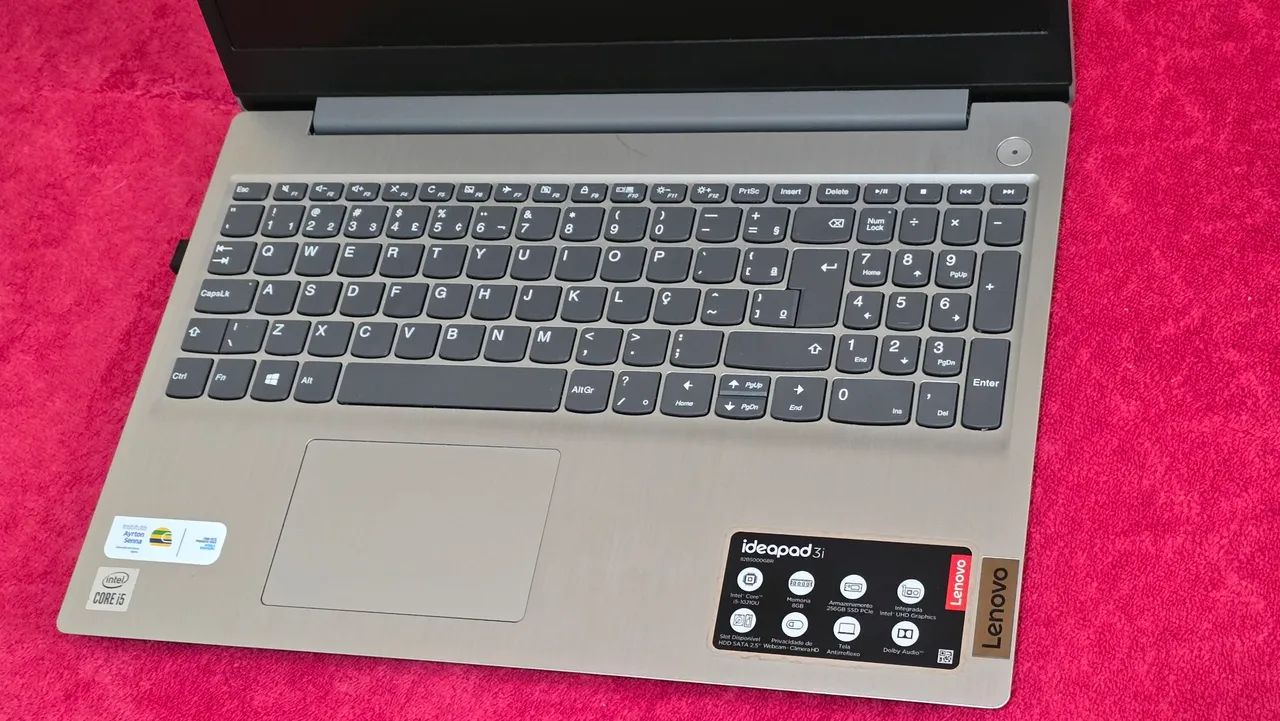 Notebook ideapad 3i 8 ram ssd 256 gb i5 10a - Foto 2