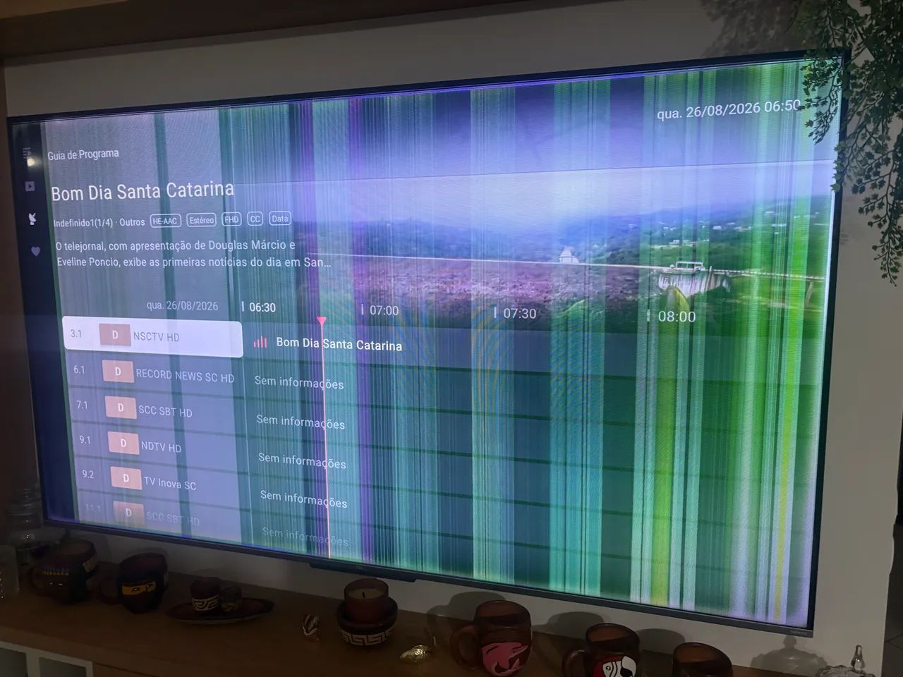 Smart tv 65? TCL com defeito  - Foto 4