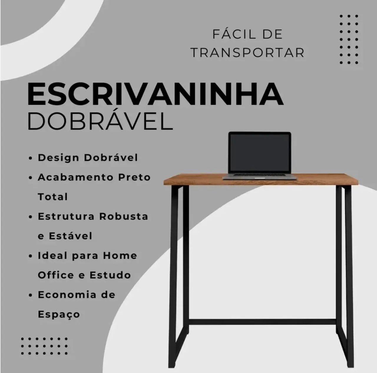 Escrivaninha portátil  - Foto 2