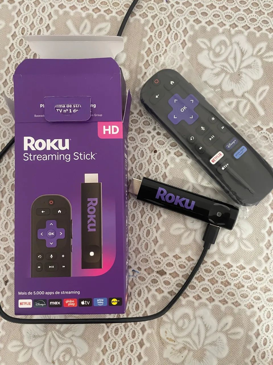 Roku HD com Vol. + - no controle - Foto 4