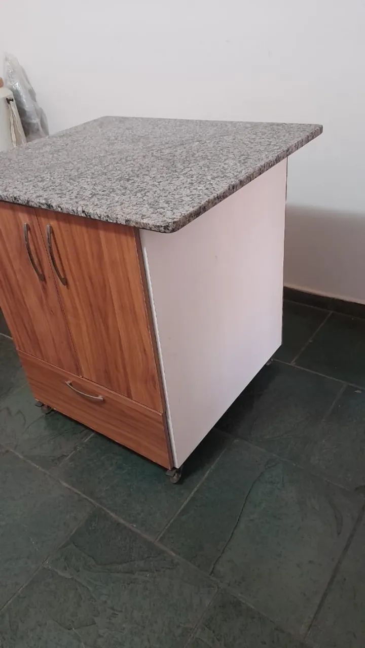 Armário multiuso com tampo de granito - Foto 2