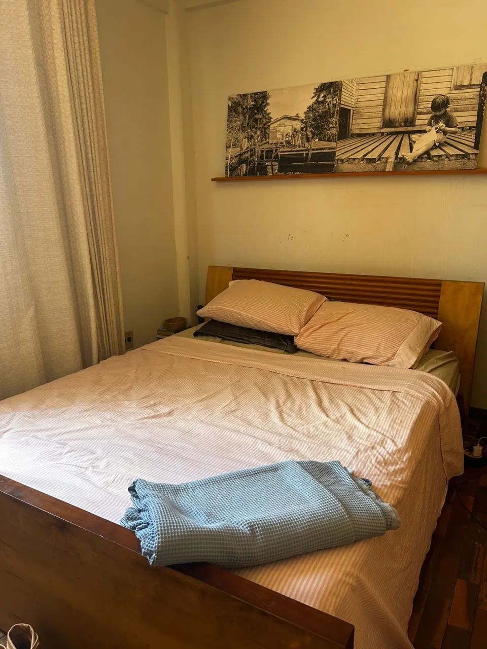 CAMA + COLCHÃO QUEEN SIZE  - Foto 3