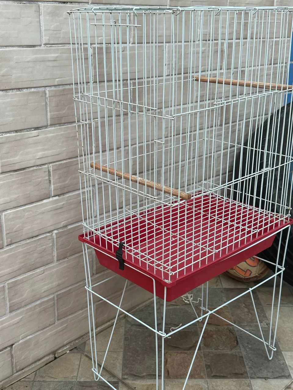Gaiola de pássaros com 2 aberturas 