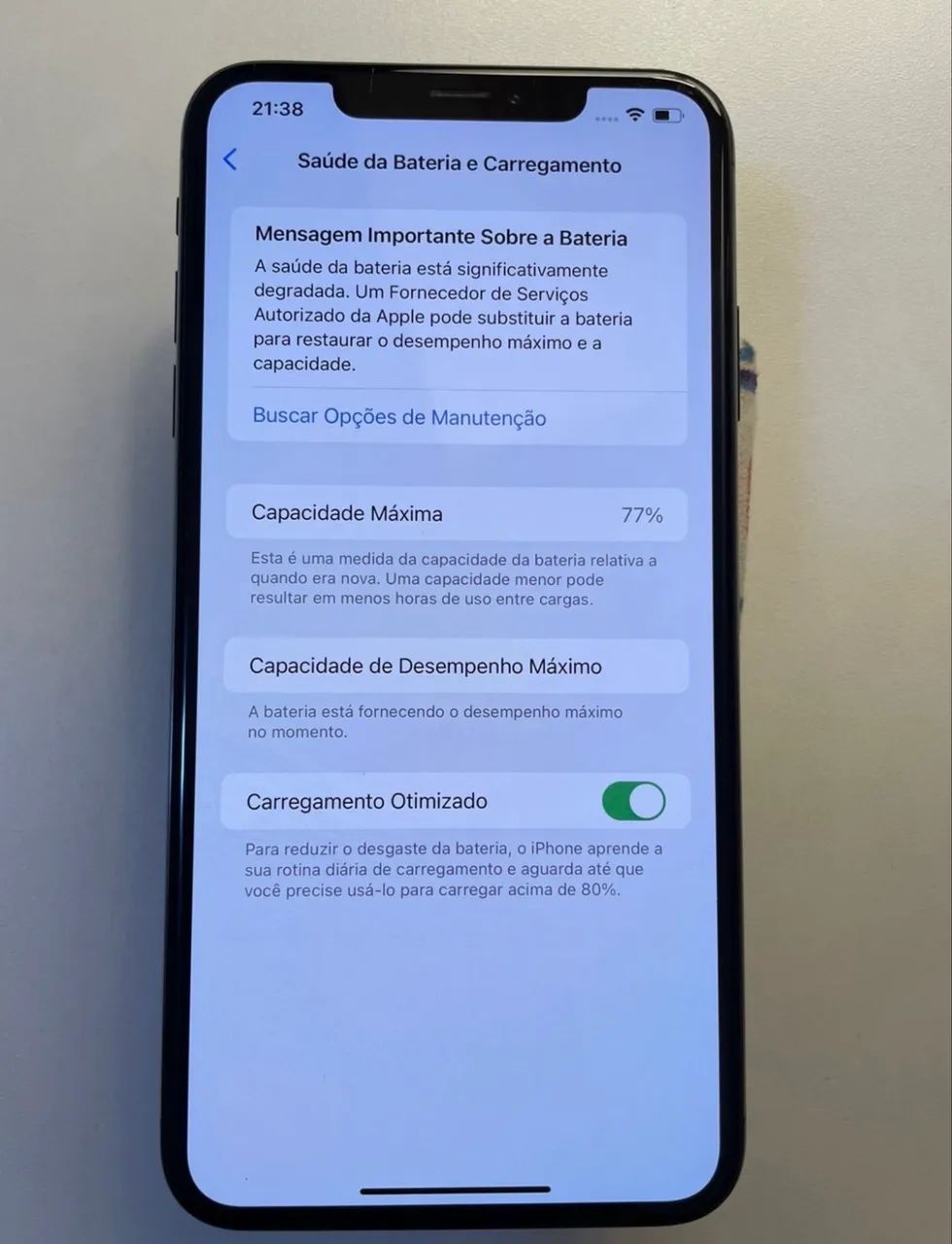 Iphone XS Max - Cinza Espacial - 64Gb - Foto 4