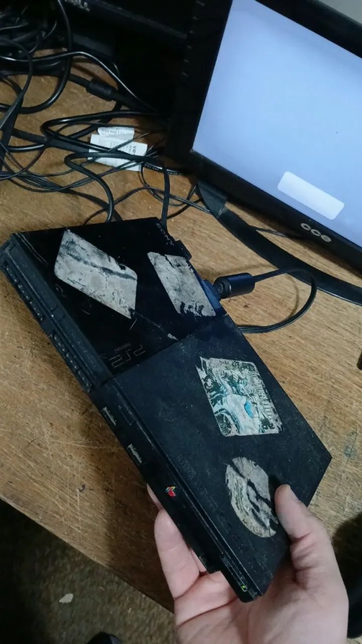 playstation 2 com defeito - Foto 2