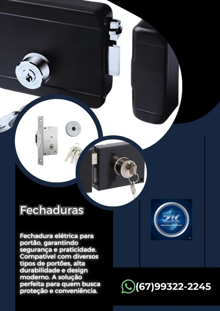 Fechaduras Elétrica e Tetra