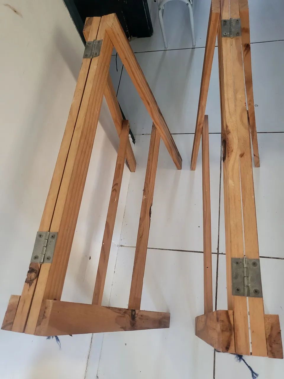 2 cavaletes de madeira - Foto 2