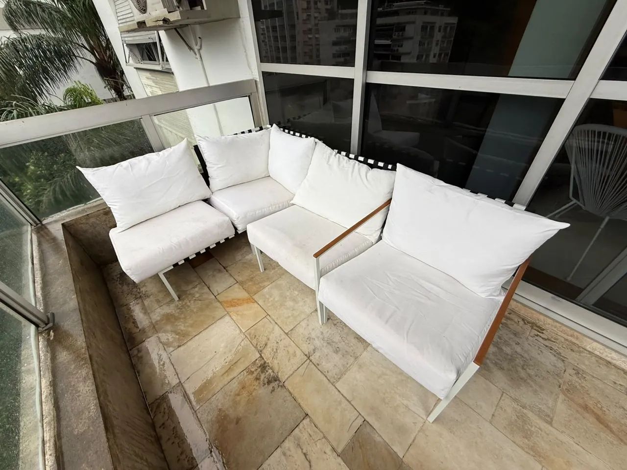 Sofá Modular 6 Lugares com Almofadas - Oportunidade - Foto 2