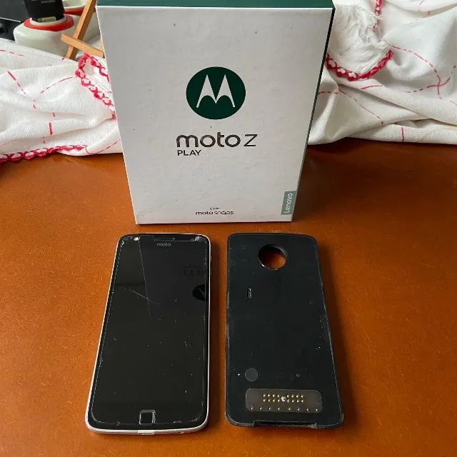 Moto Z Play + Módulo JBL SoundBoost + Caixa Original