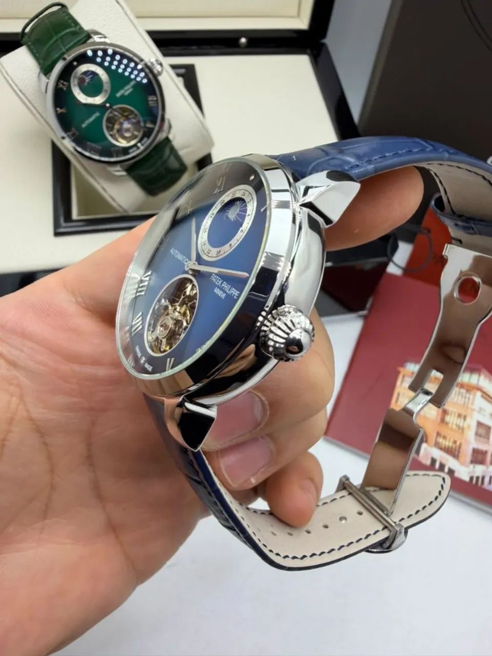 RELÓGIO AUTOMÁTICO ESTILO PATEK PHILIPPE - Foto 5