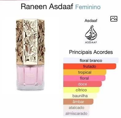 Perfume Feminino árabe Raneen Asdaaf - Foto 2