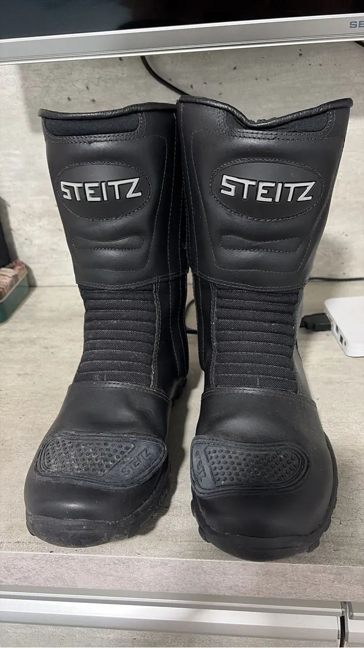 Bota Couro motocicleta impermeável STEITZ - tamanho 37