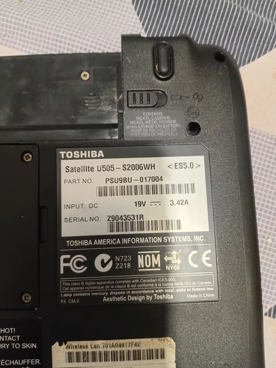 Notebook Toshiba  - Foto 4
