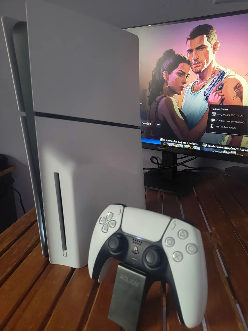 Ps5 Slim com leitor