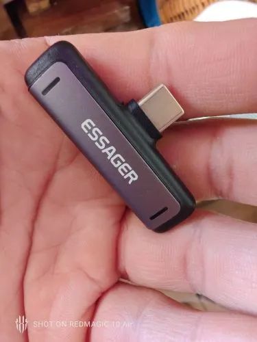 Essager adaptador usb tipo c 2 para c 3.5 mm - Foto 5