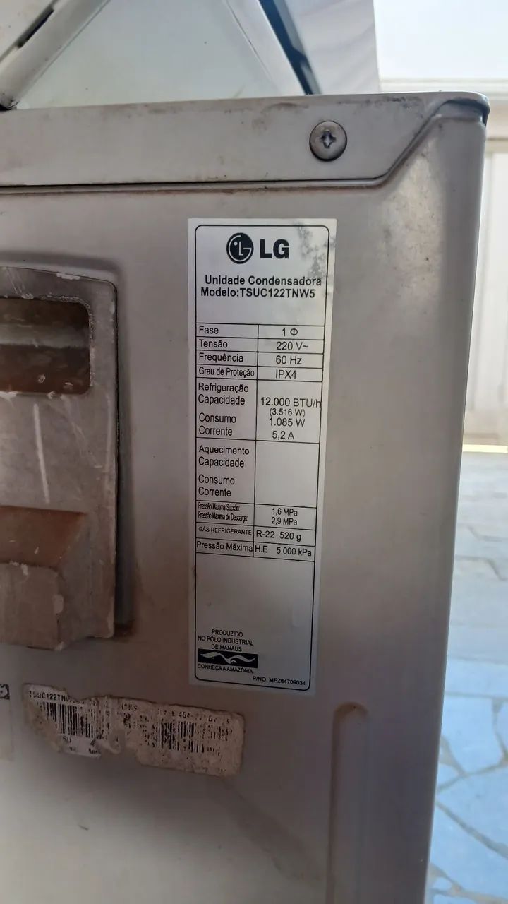 AR CONDICIONADO 12MIL BTUS LG  - Foto 4
