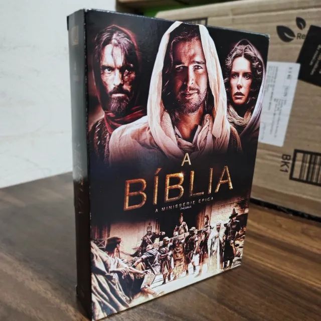 Minissérie A Bíblia (The Bible) - 8 discos - Usado original em