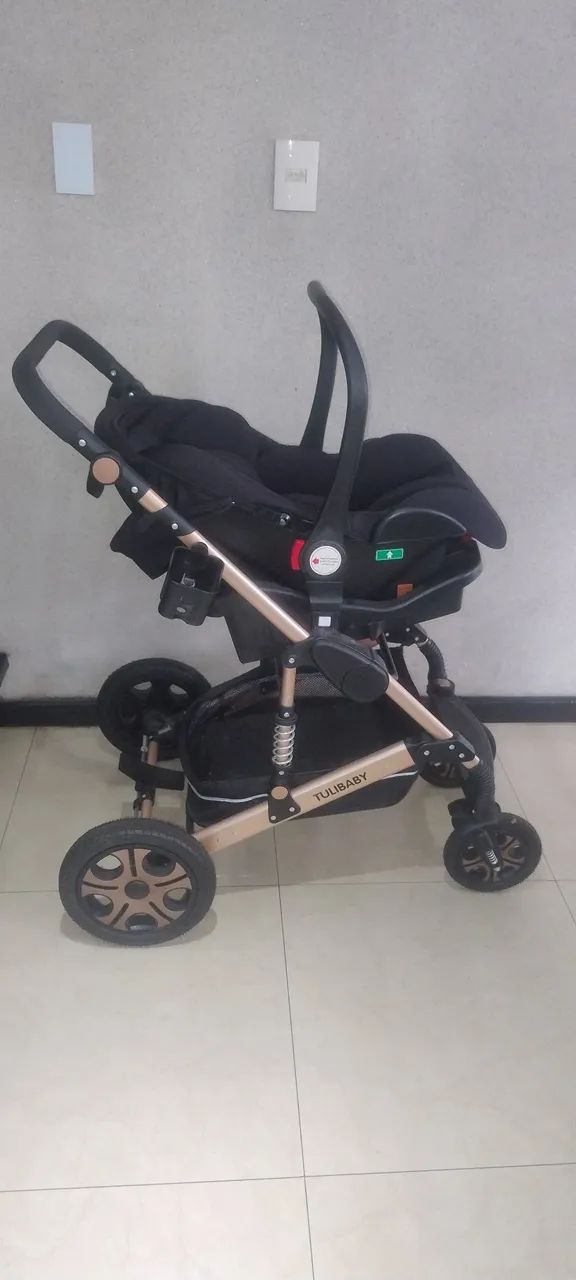 CARRINHO de BEBÊ 3em 1 + BASE VEICULAR 