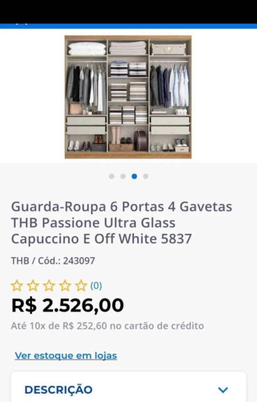 Guarda roupa thb passione  - Foto 3