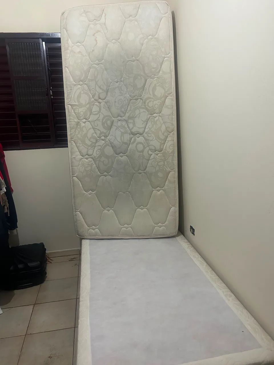 CAMA BOX SOLTEIRO COMPLETA - molas ensacadas 