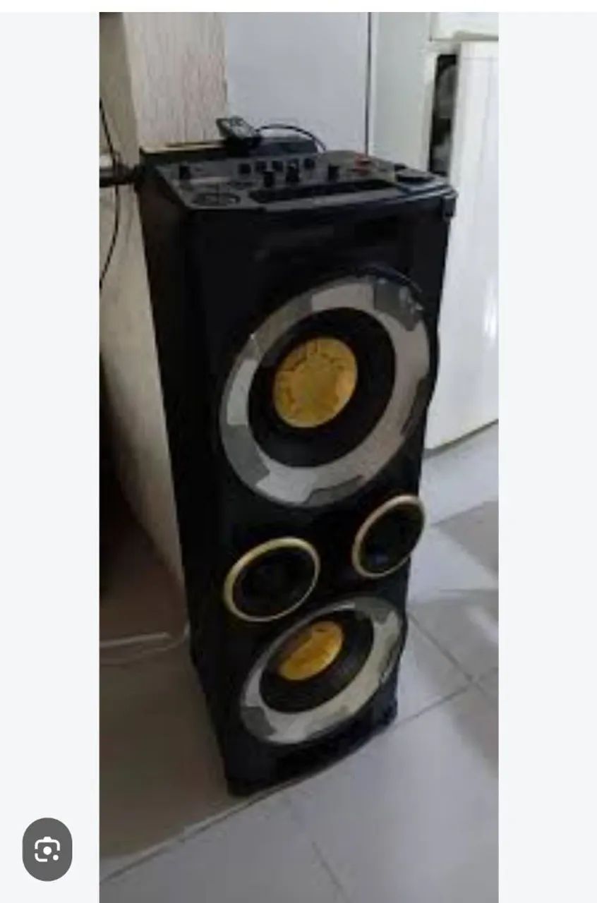 Caixa de som nx5 com defeito 