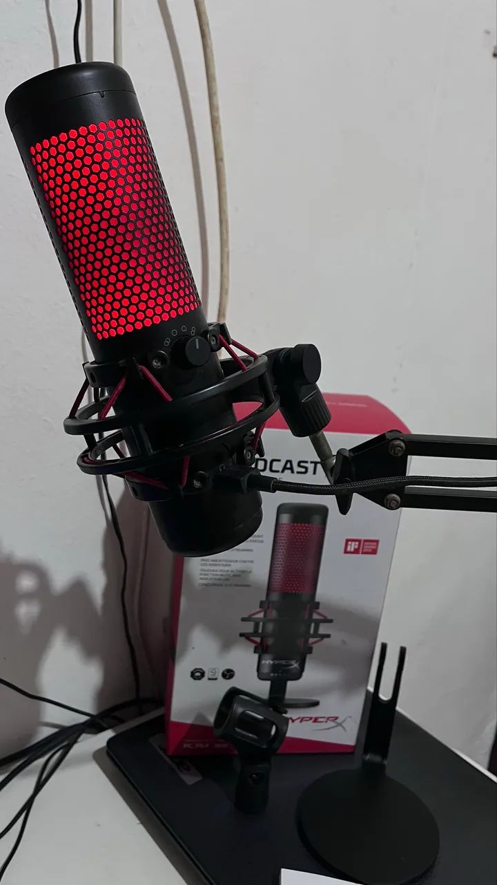 Microfone HyperX QuadCast Original - Completo - Foto 2