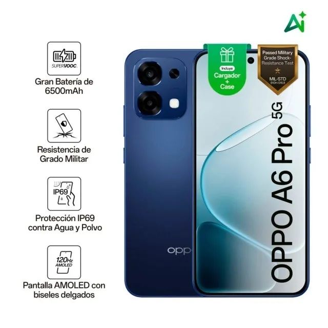 OPPO A6 Pro 5G 256GB NF+GARANTIA - Foto 2