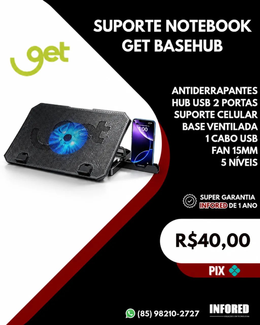 Bases para Notebook  - Foto 4
