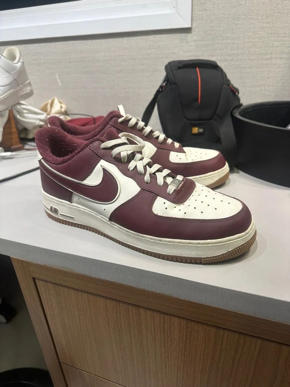 Air force college night maroon + Air force one branco  - Foto 2