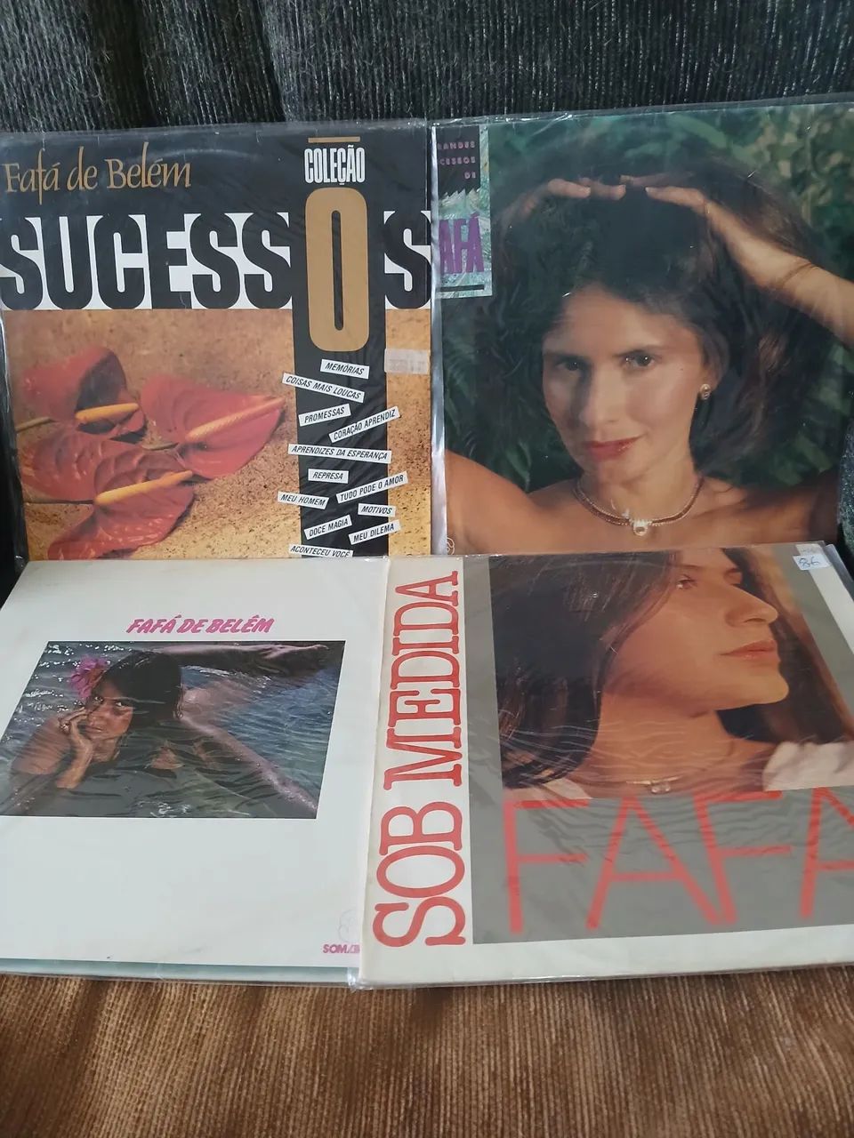 4 LPs Fafa de Belém 