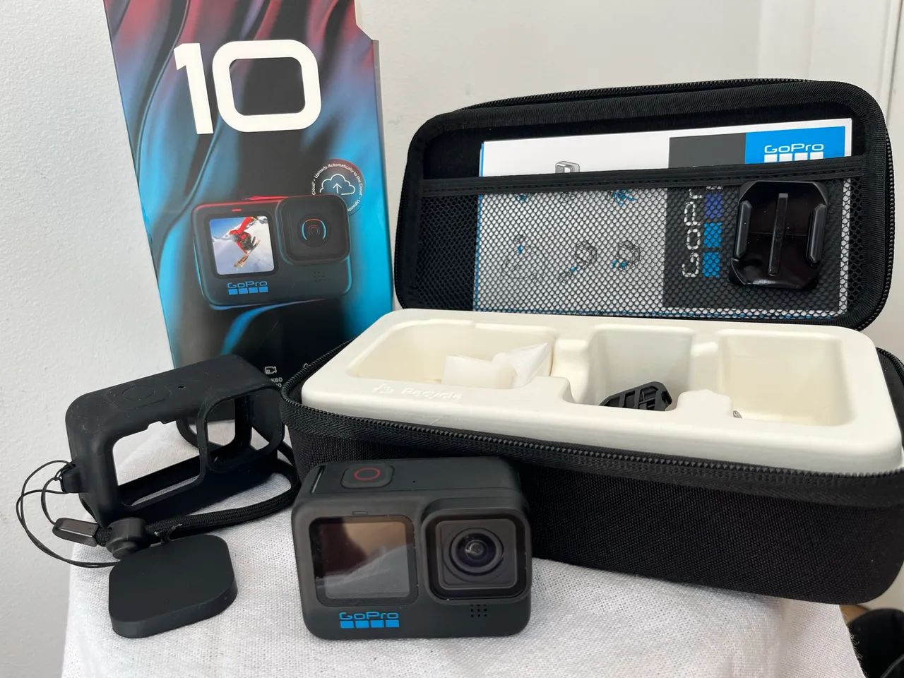Gopro hero 10 original com acessórios - Câmeras e Filmadoras