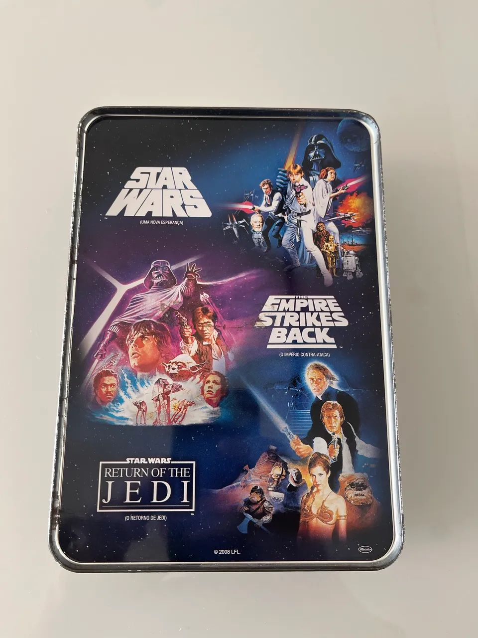 Box DVDs Trilogia Star Wars - Lata Metal - Foto 2